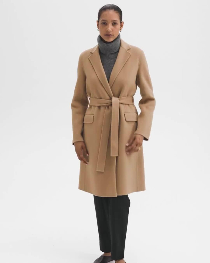 Wrap Coat in Double-Face Wool-Cashmere 6