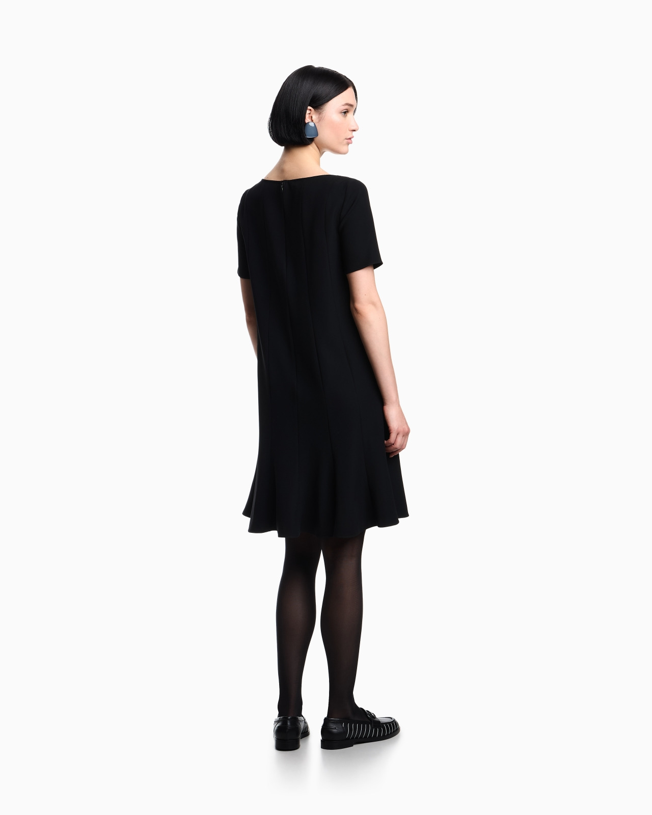 TECHNICAL CADY DRESS WITH PLEATS - 3