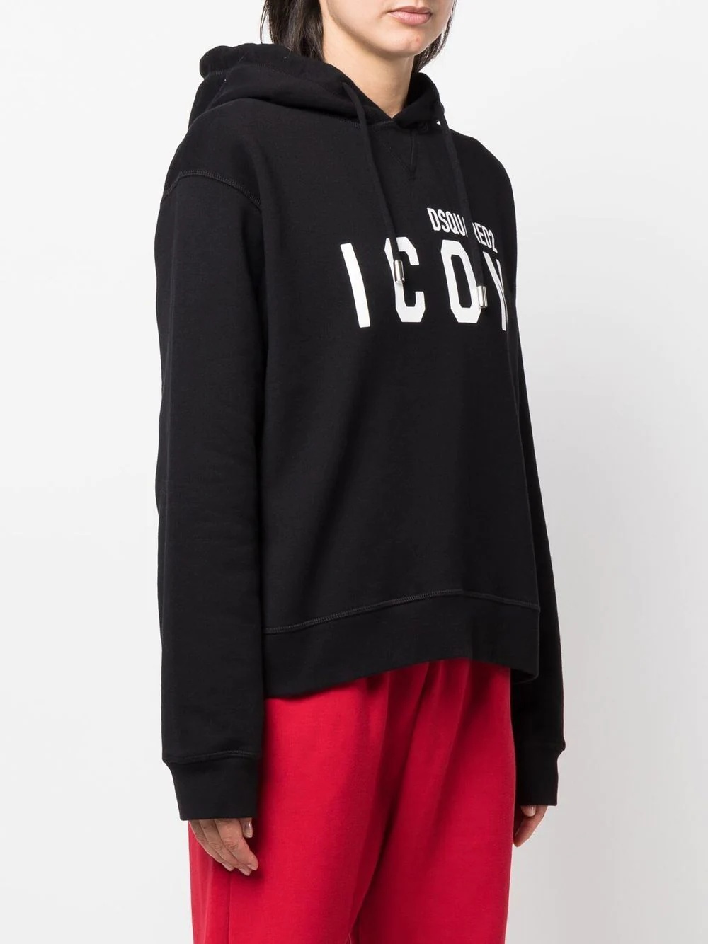 logo-print hoodie - 3