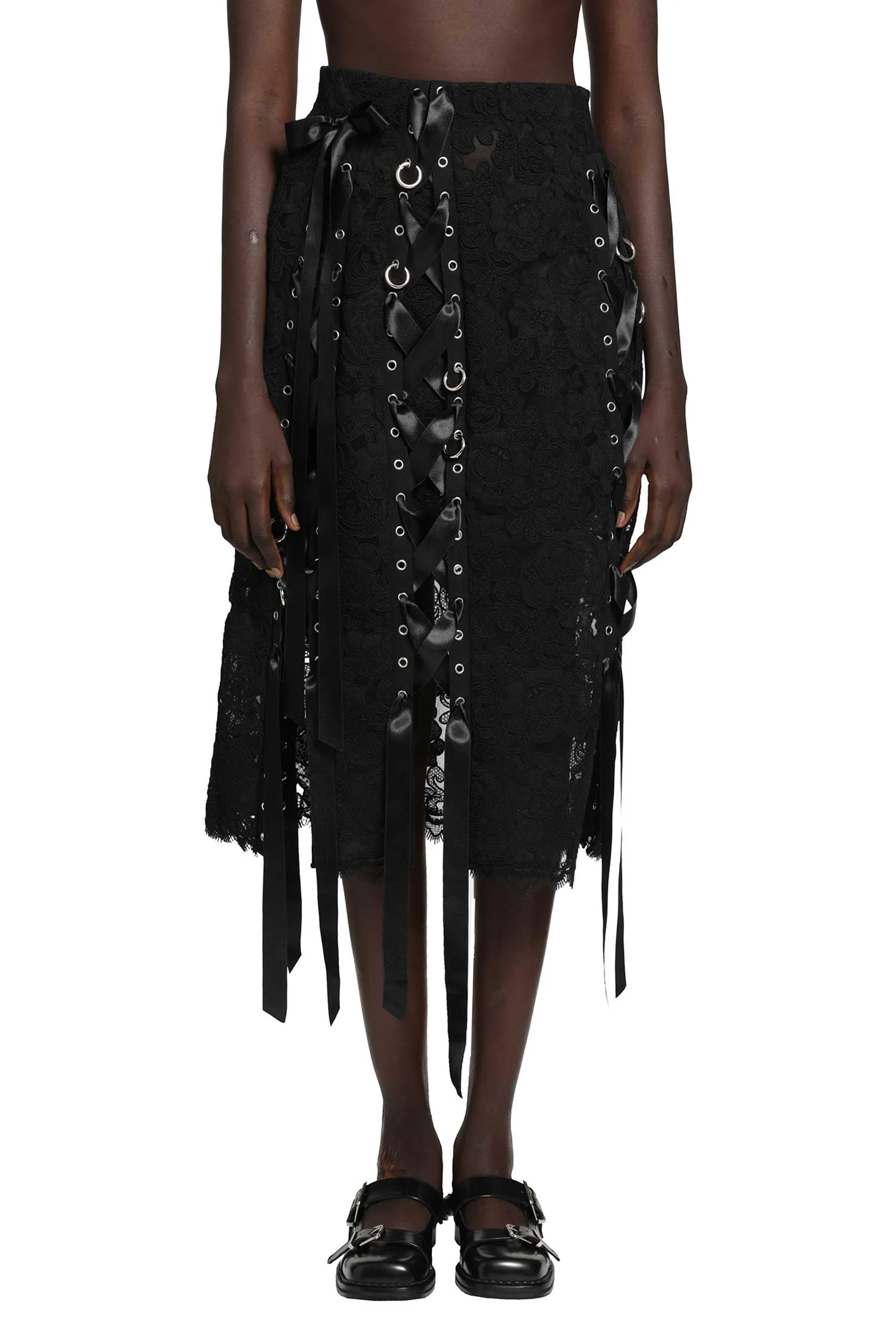 Unraveling Ribbon Ring Skirt - 1