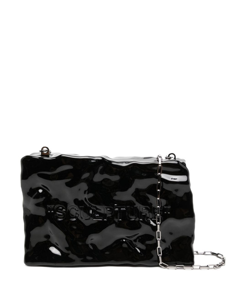 logo-embossed crossbody bag 1