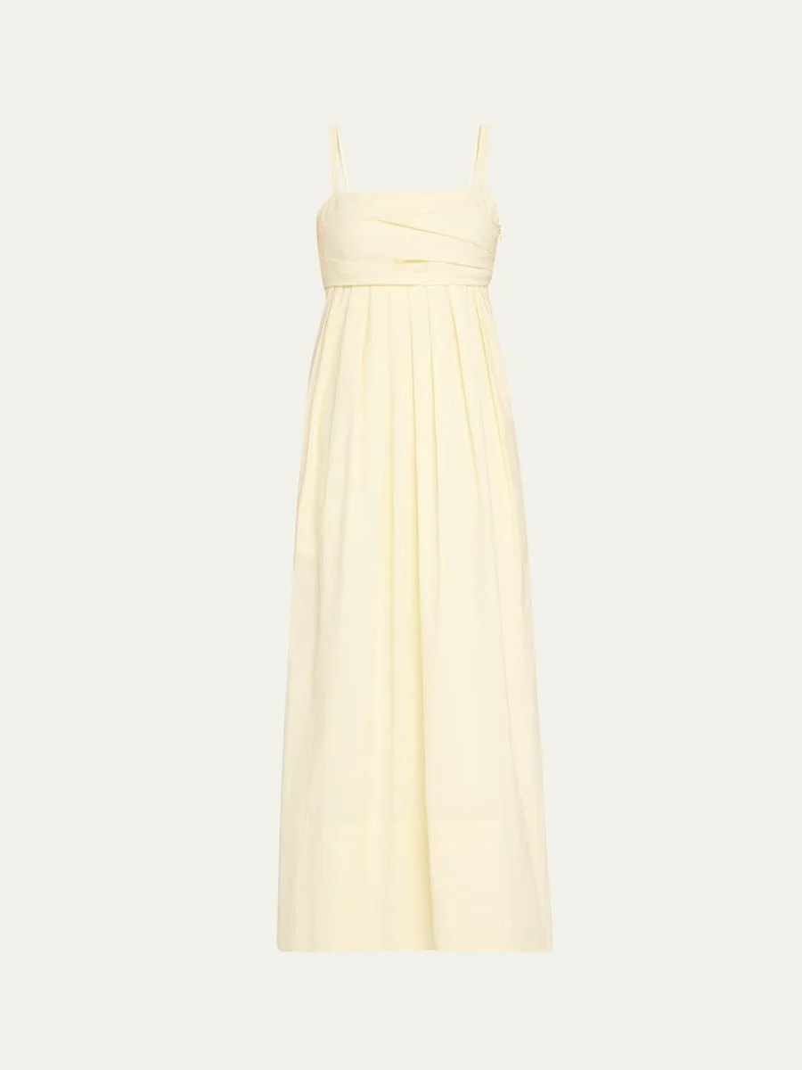 Claudine Technical Poplin Midi Dress - 1