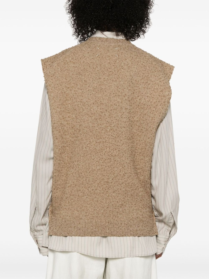 piled-knit vest 4