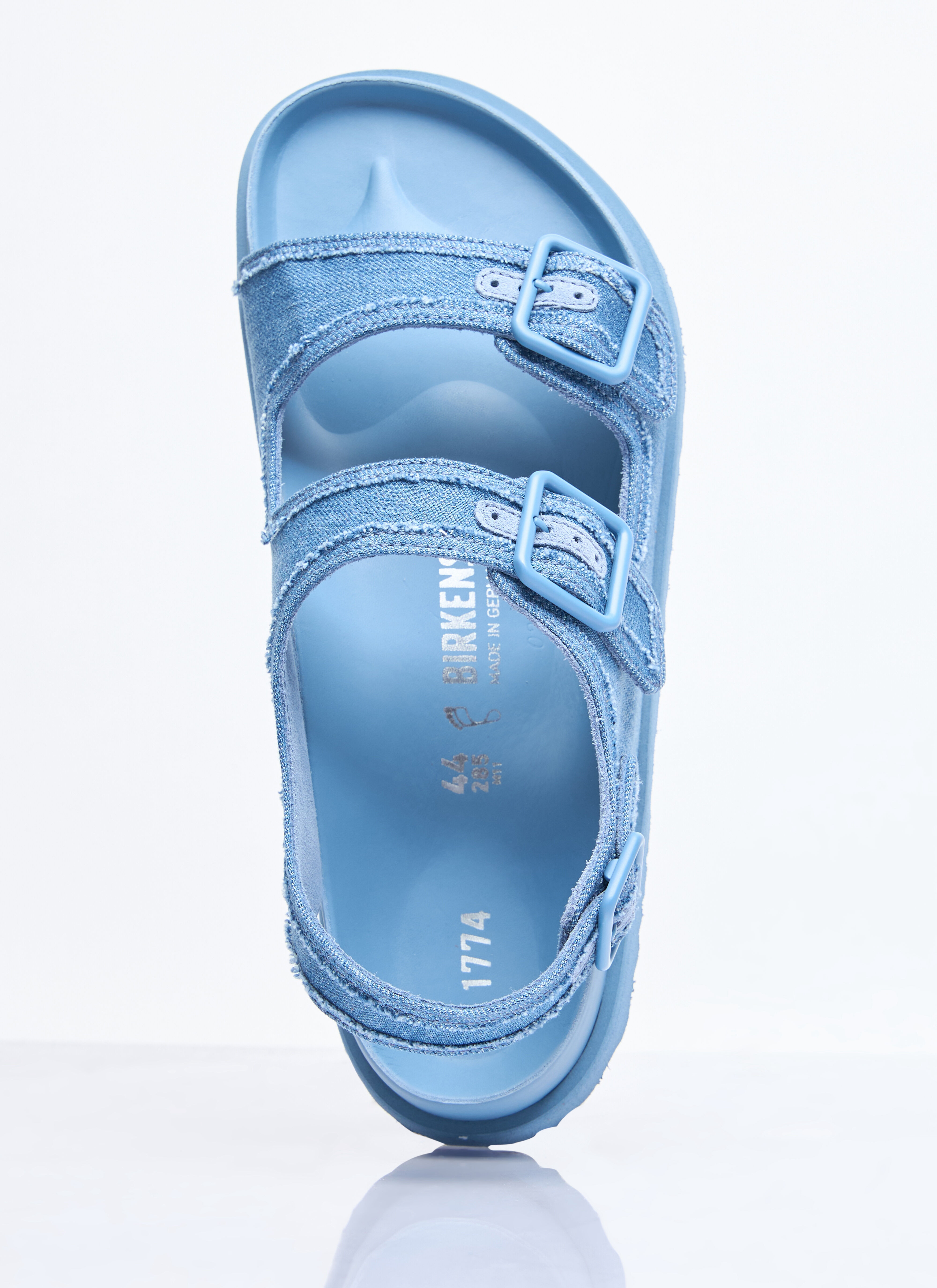 Milano Stone Washed Denim Sandals - 7