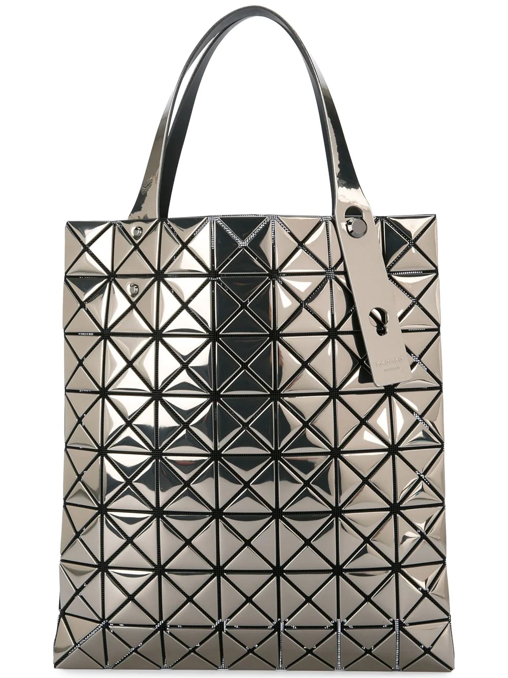 metallic Platinum tote - 1