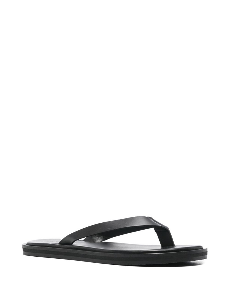 Studio Nicholson leather flat sandals outlook