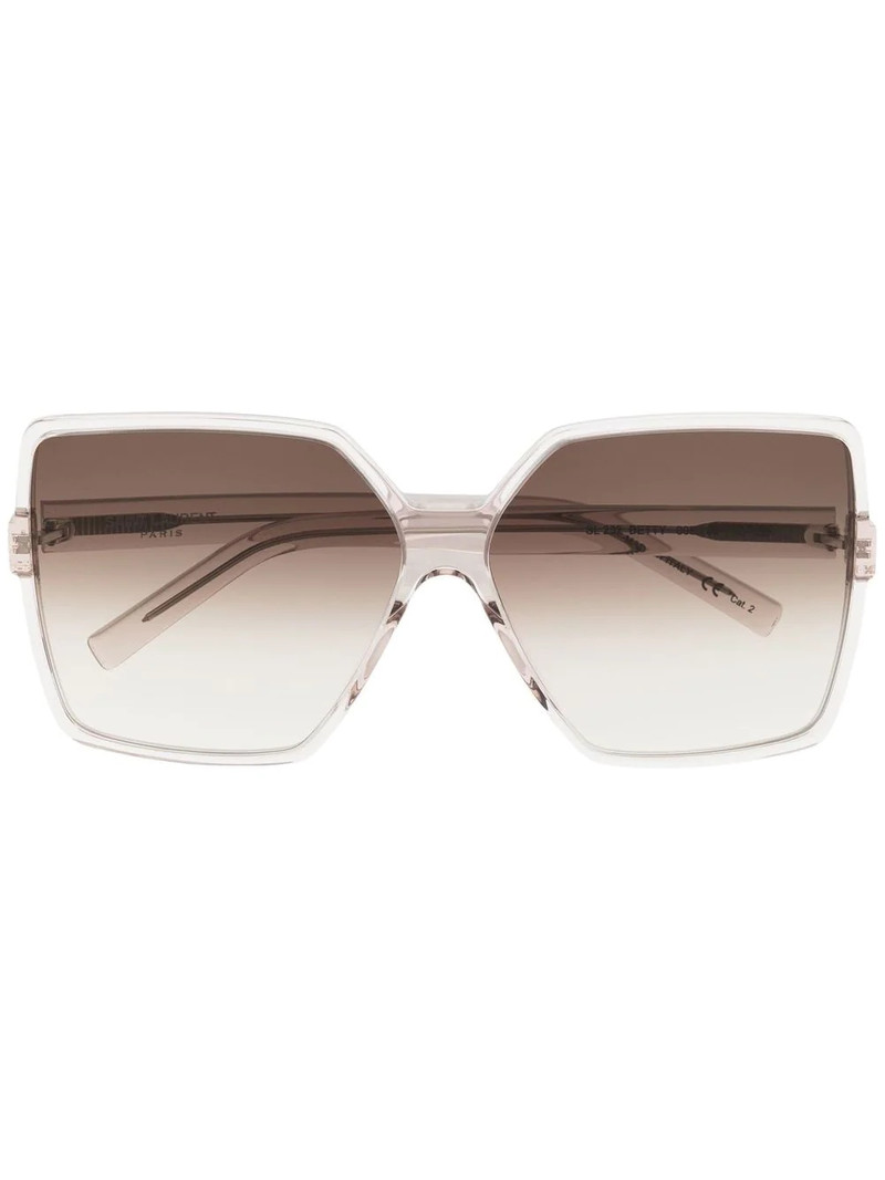 gradient oversize-frame sunglasses 1