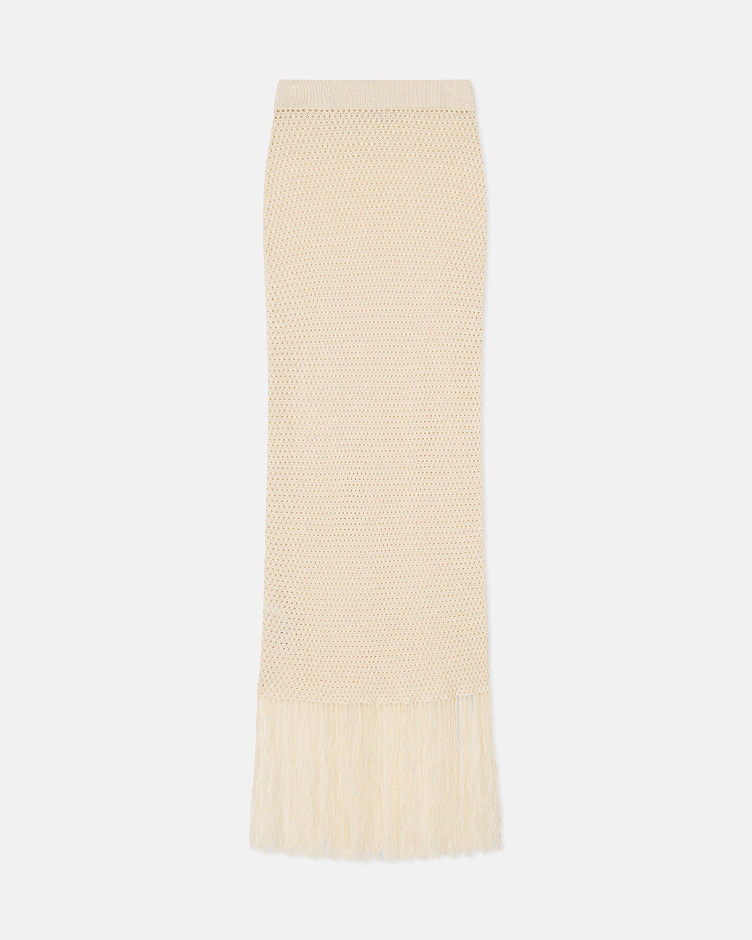 Fringed Crochet Skirt - 1