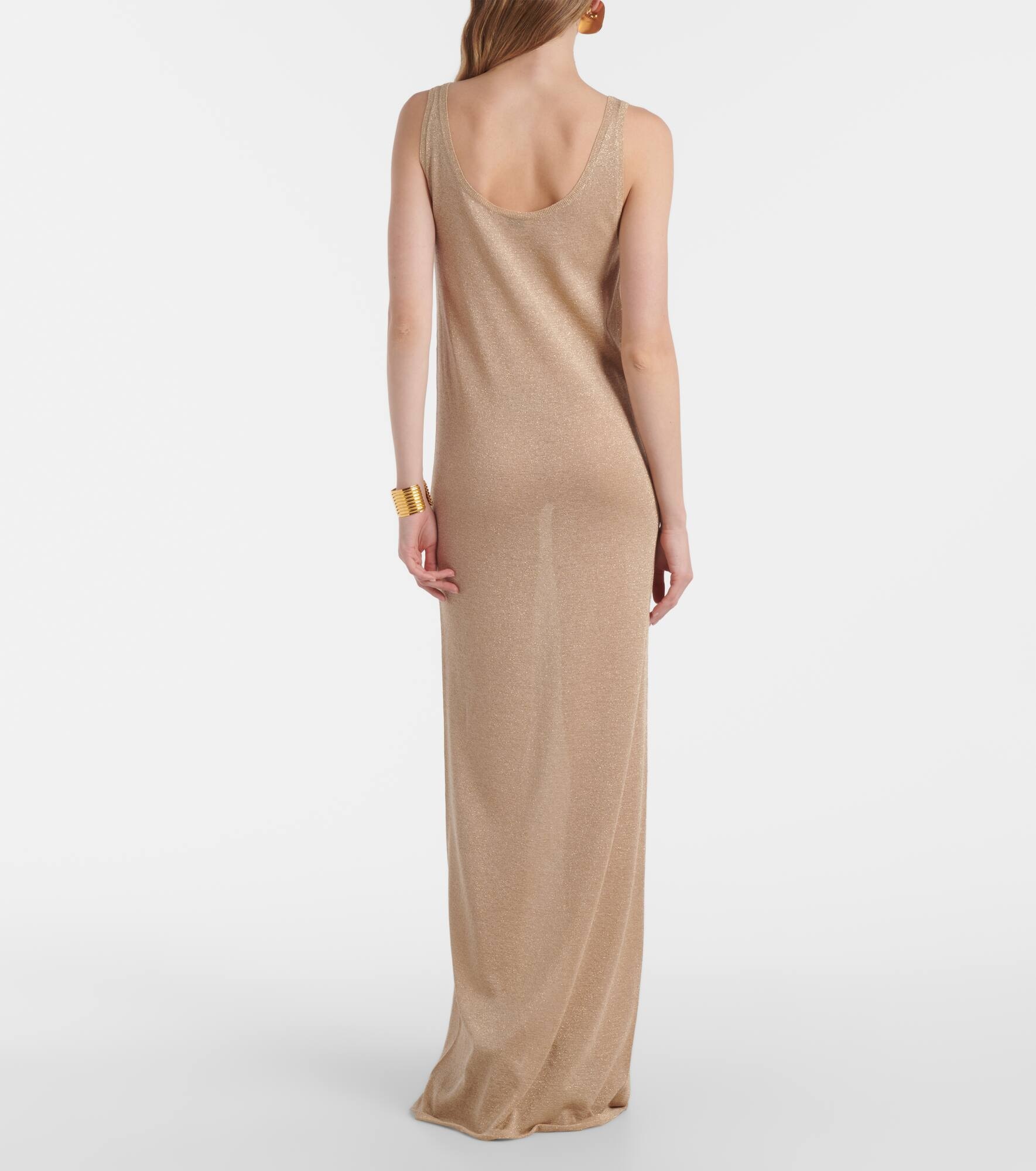 Lamé maxi dress - 3