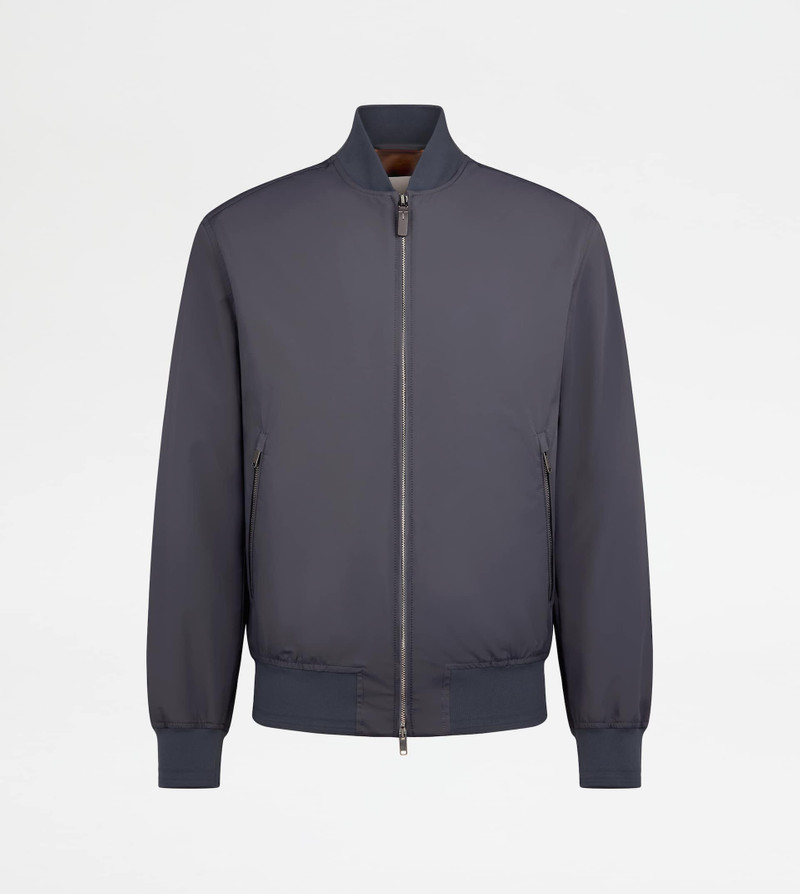 BRERA BOMBER JACKET IN TECHNICAL FABRIC - GREY 1