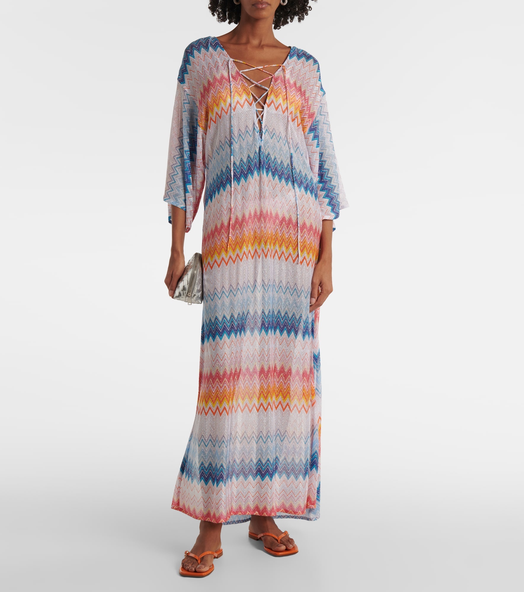 Ombré knitted beach cover-up - 2