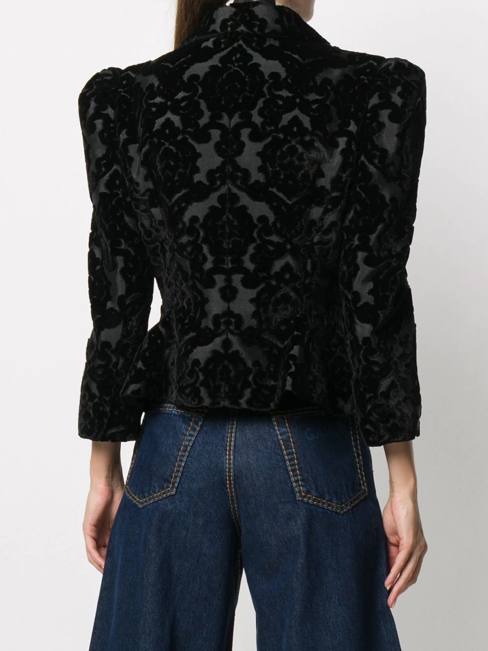 tailored jacquard jacket - 4