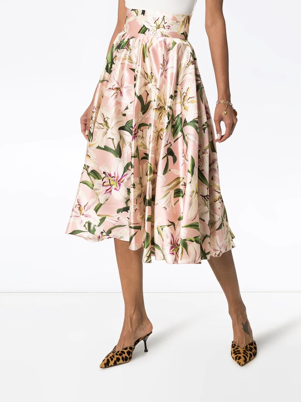 lily print midi skirt - 3