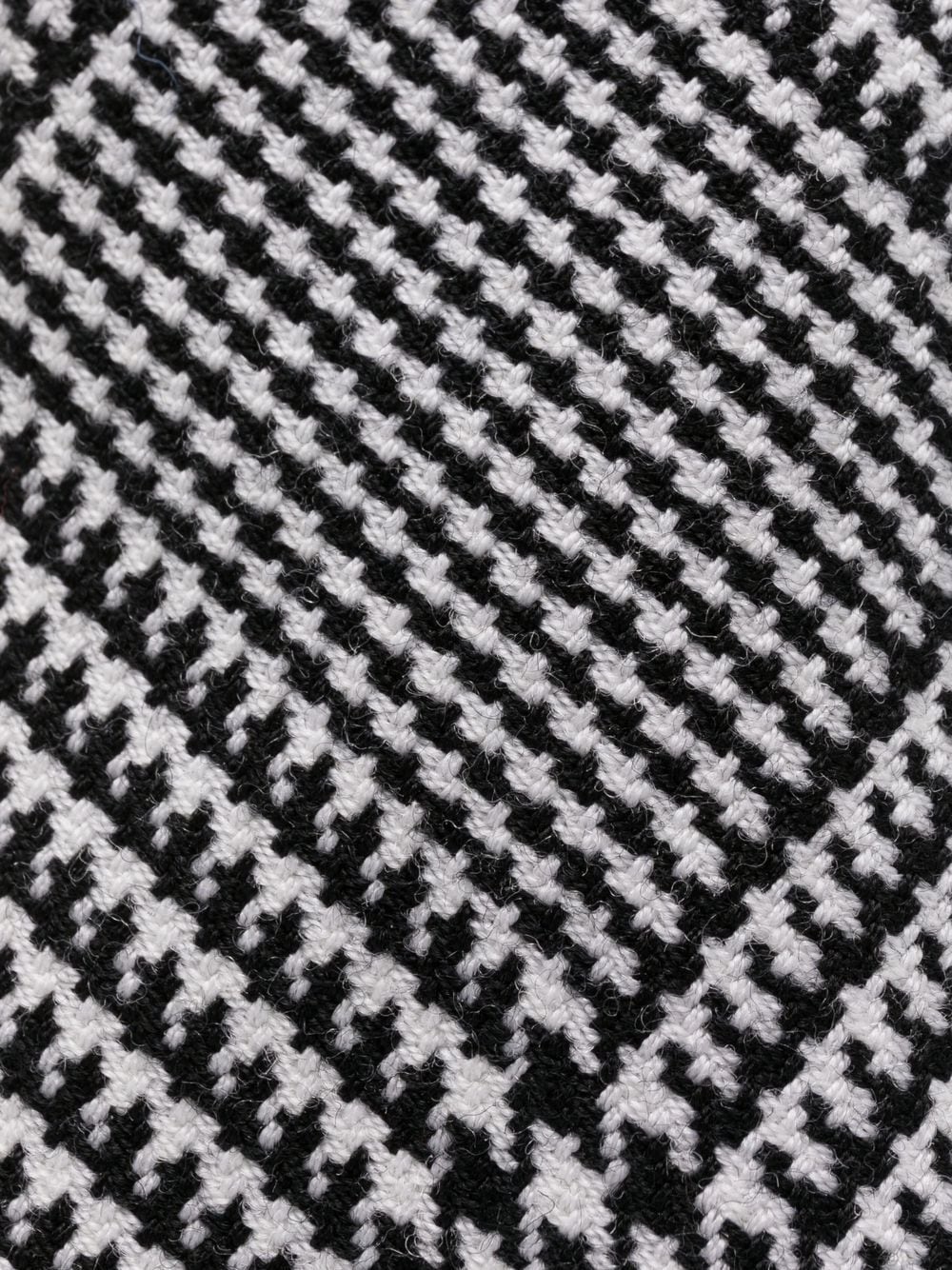 houndstooth-check wool tie - 2
