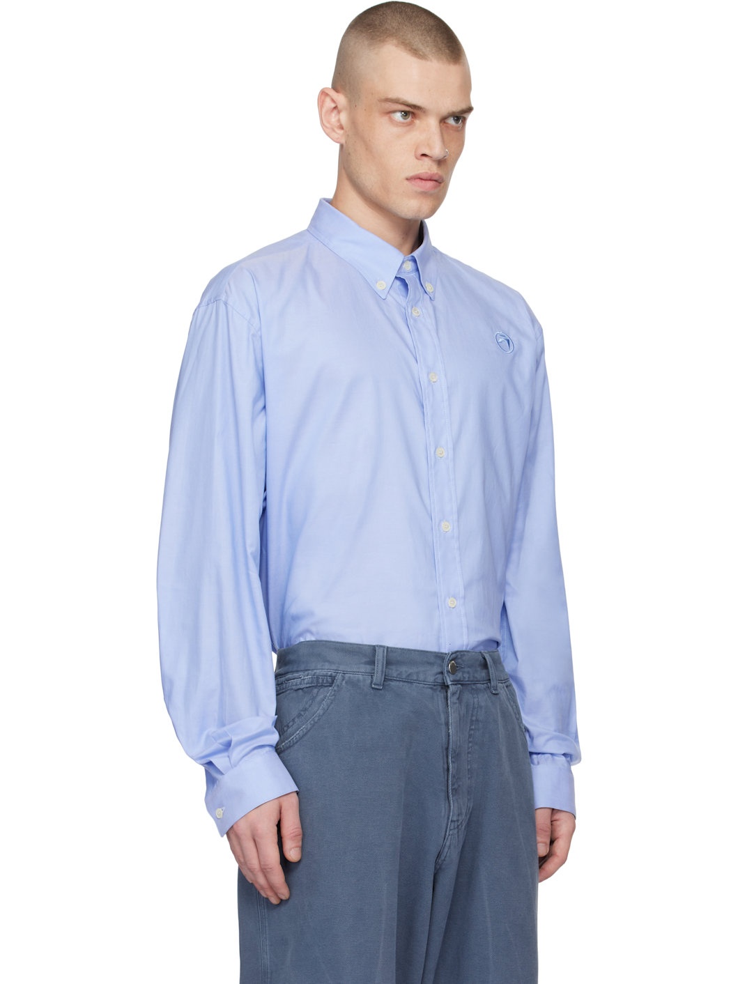 Blue Oxford Shirt - 2