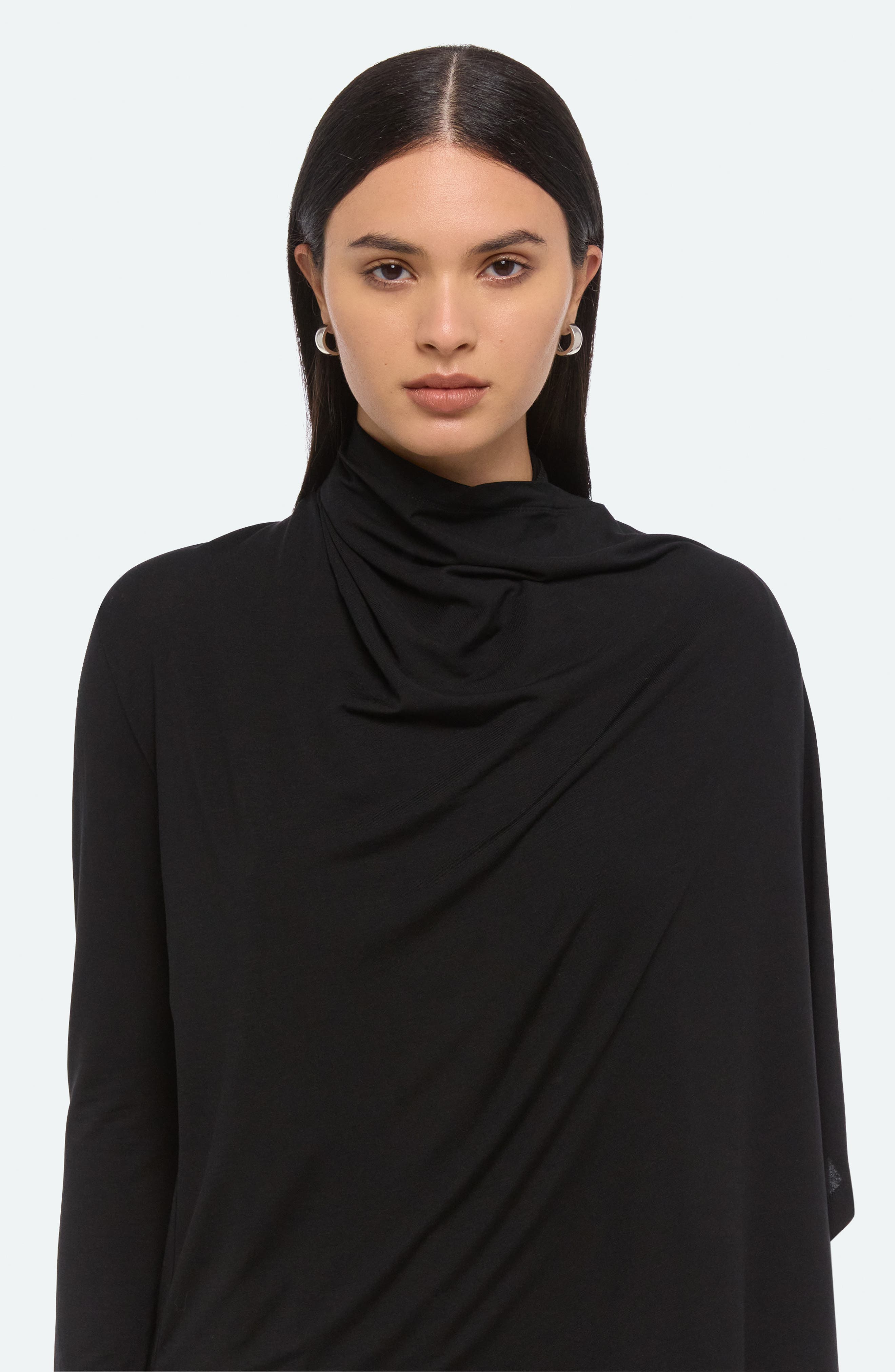 Helmut Lang Scarf Top in Black at Nordstrom - 4