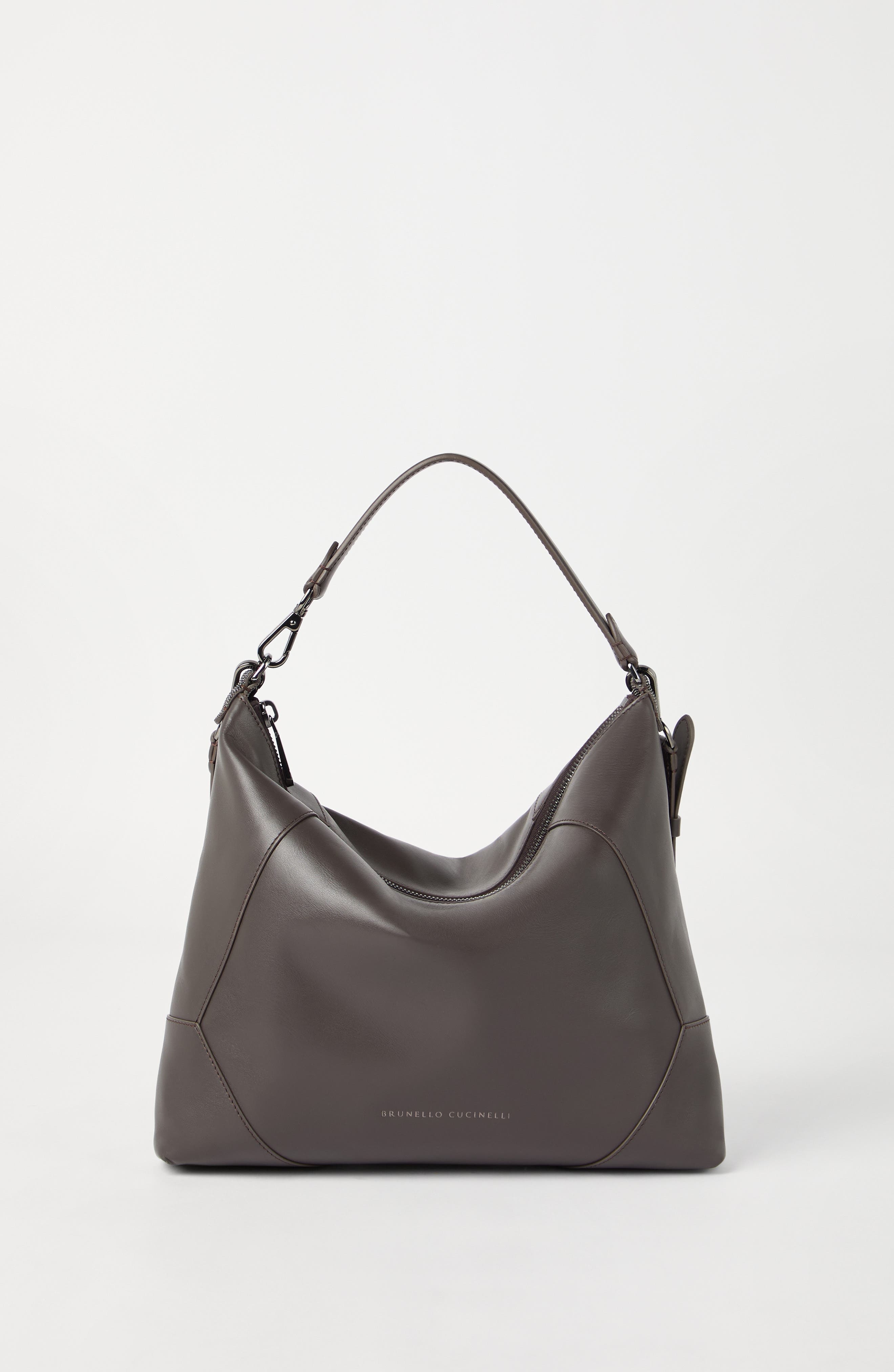 Brunello Cucinelli BC Duo hobo bag in Rust Brown at Nordstrom - 2