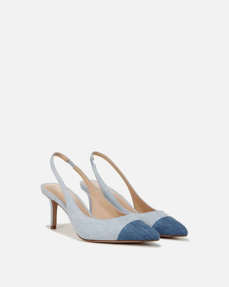 LILIANA DENIM SLINGBACK PUMP 2