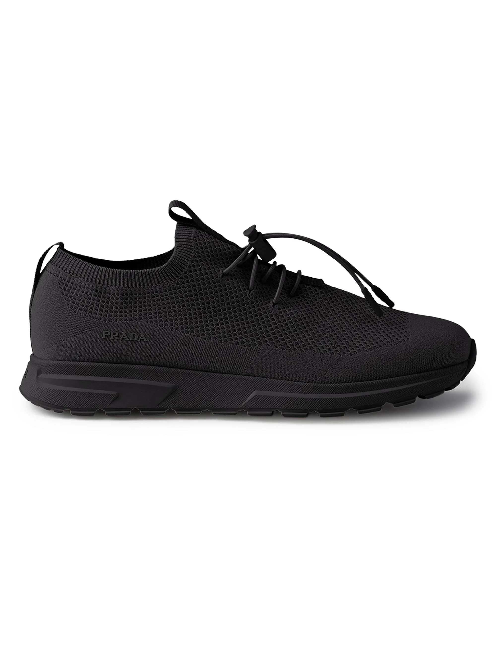 Women's Prax Stretch Knit Sneakers - Black - 1