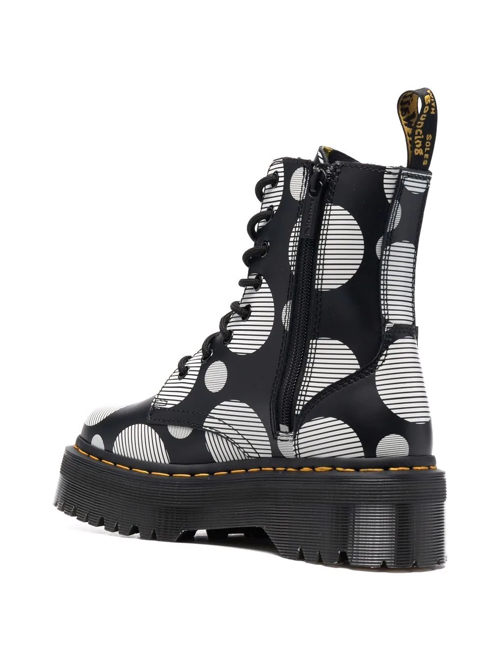 Jadon polka dot platform boots - 3