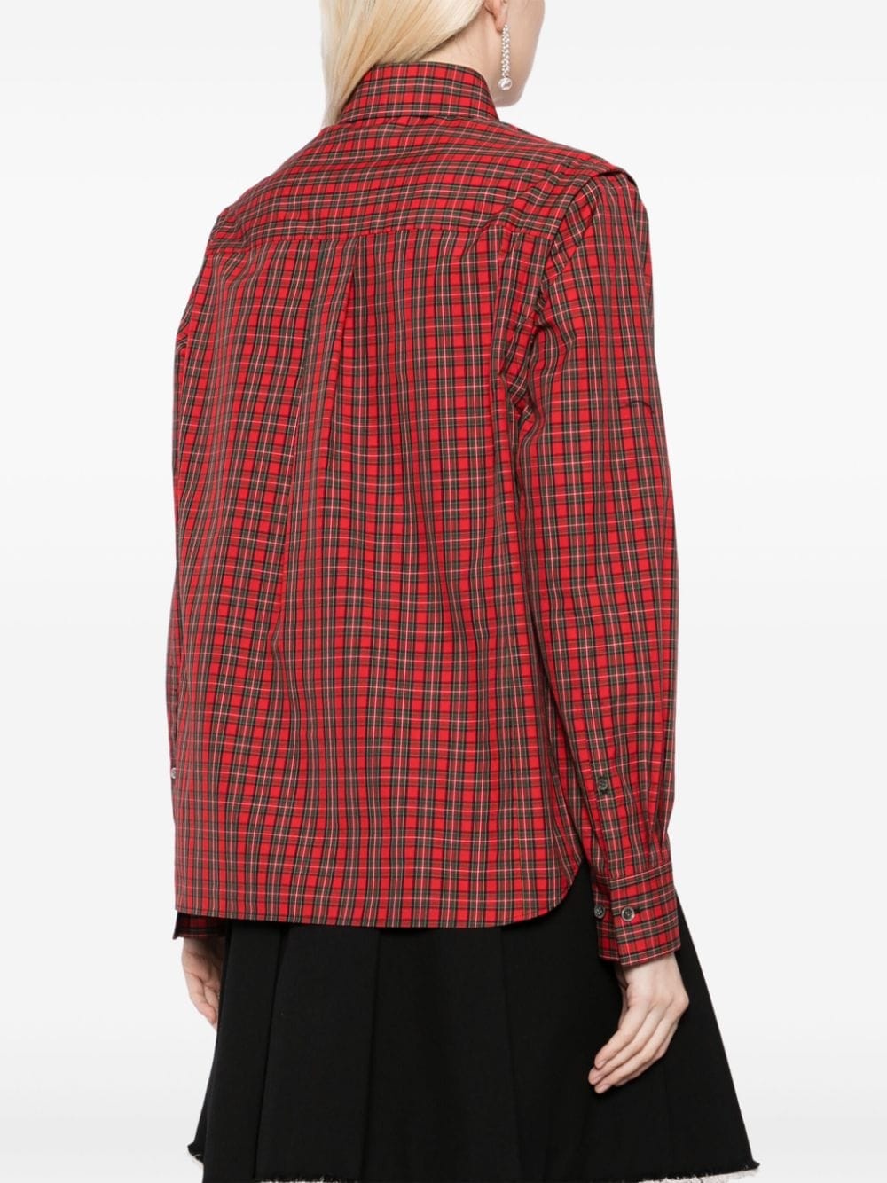 detachable sleeves cotton shirt - 4