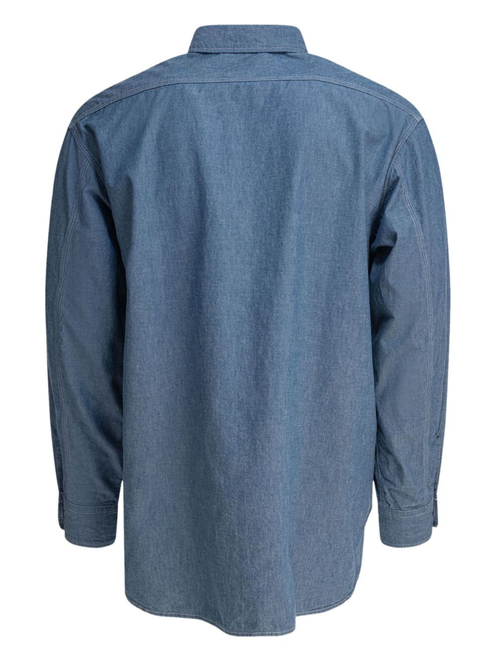 patch-pocket cotton shirt - 3