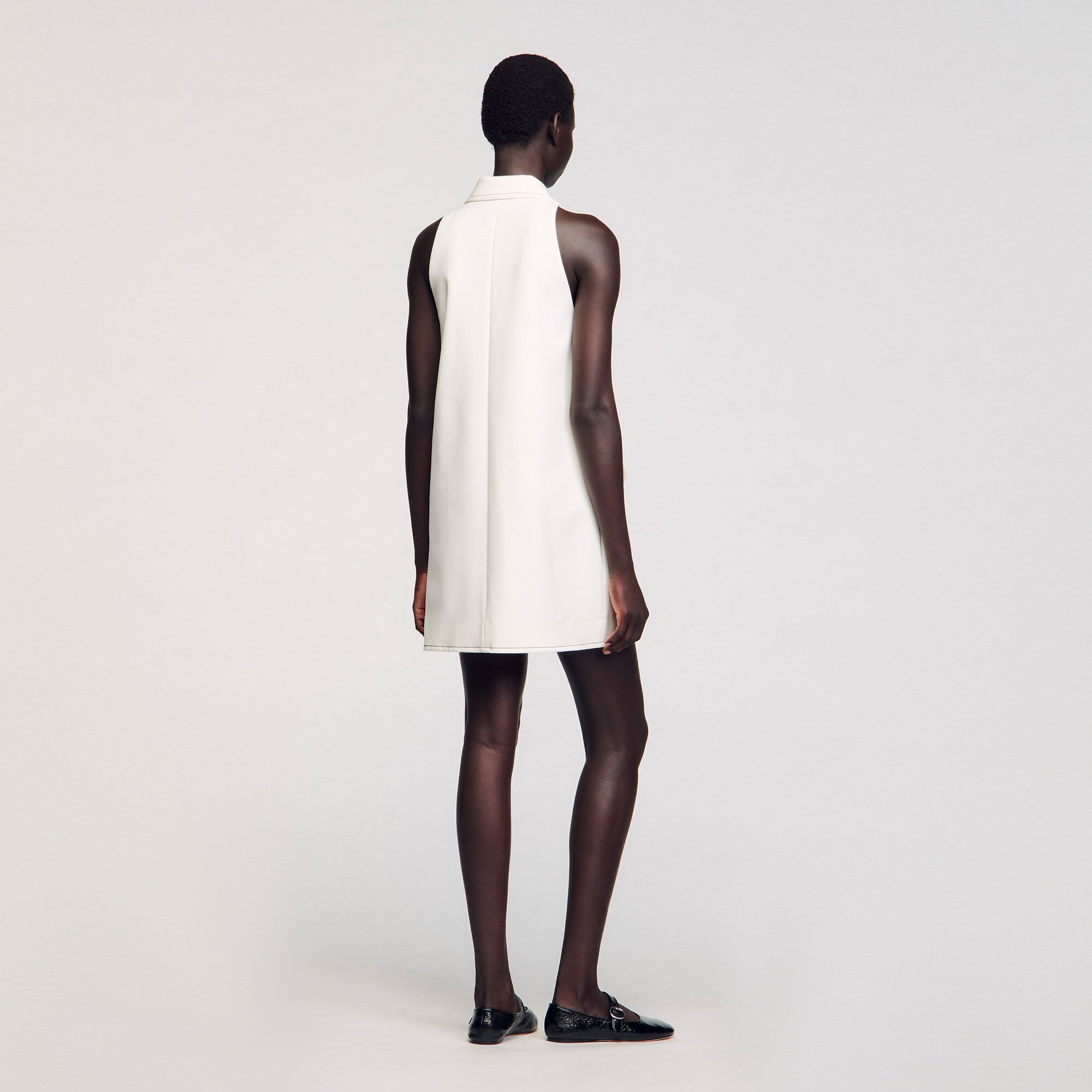 PETER PAN COLLAR MINI DRESS - 5