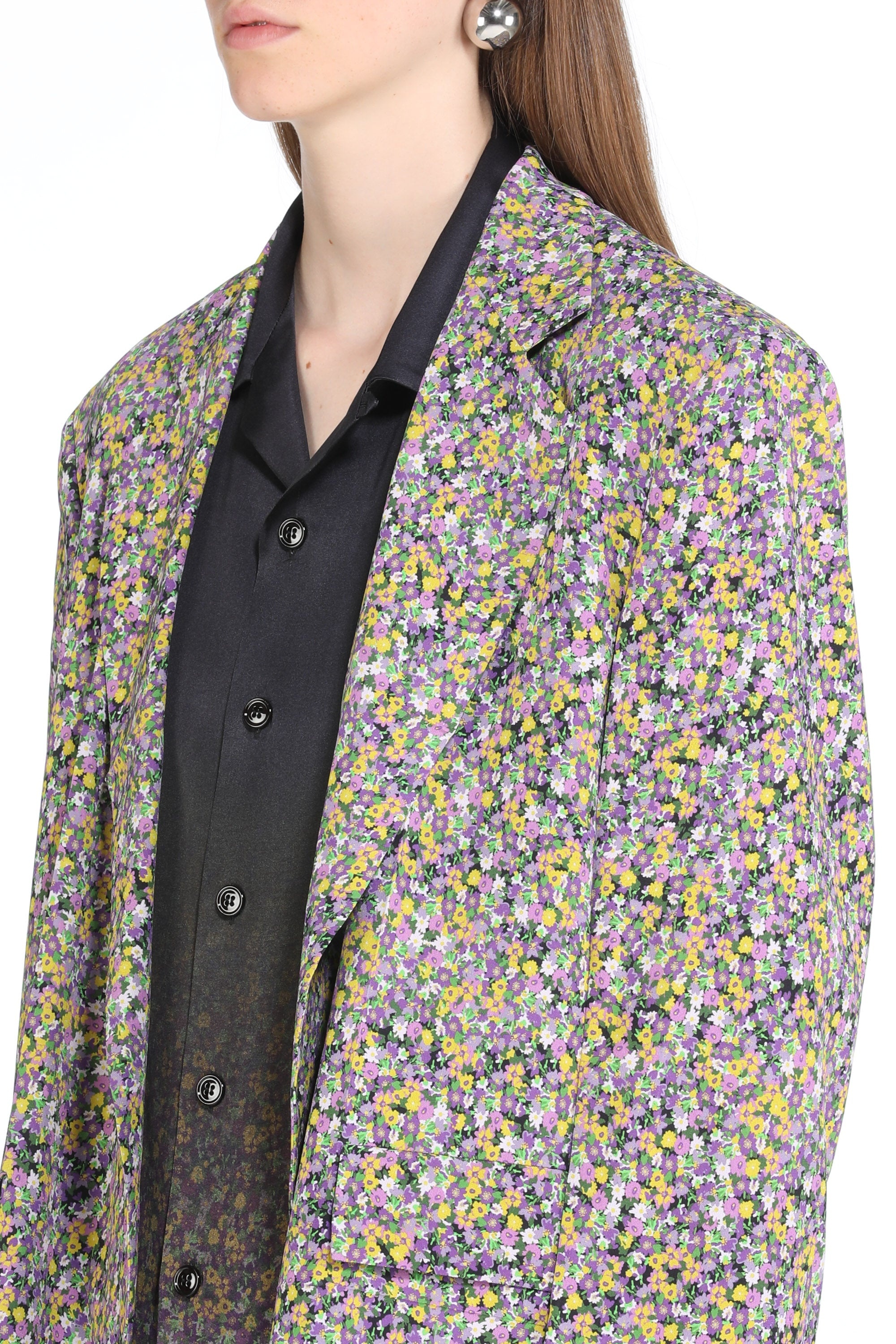 FLORAL-PRINT BLAZER - 5
