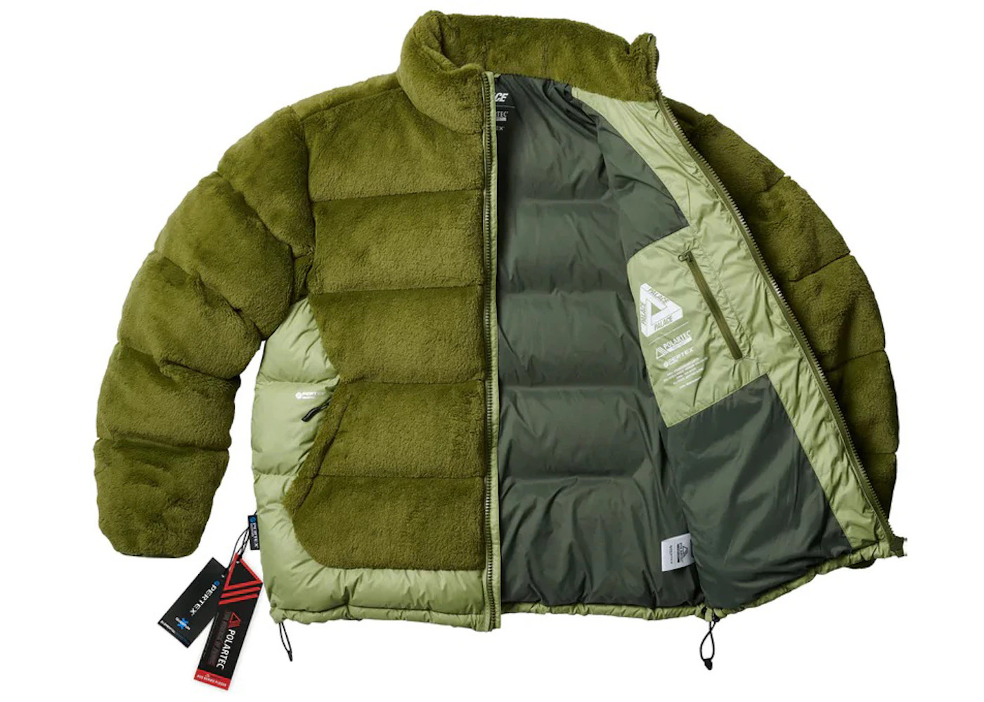 Palace Polartec High Loft Puffa Olive - 2
