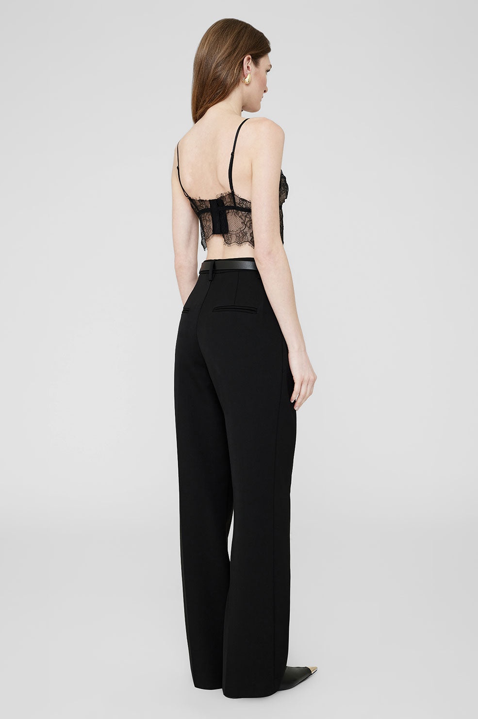 Lace Bralette - Black - 2