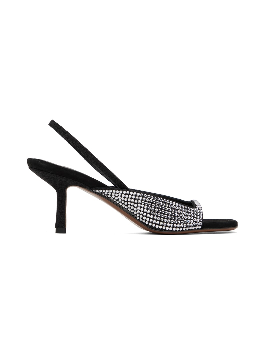 Black Kamui Heeled Sandals - 1