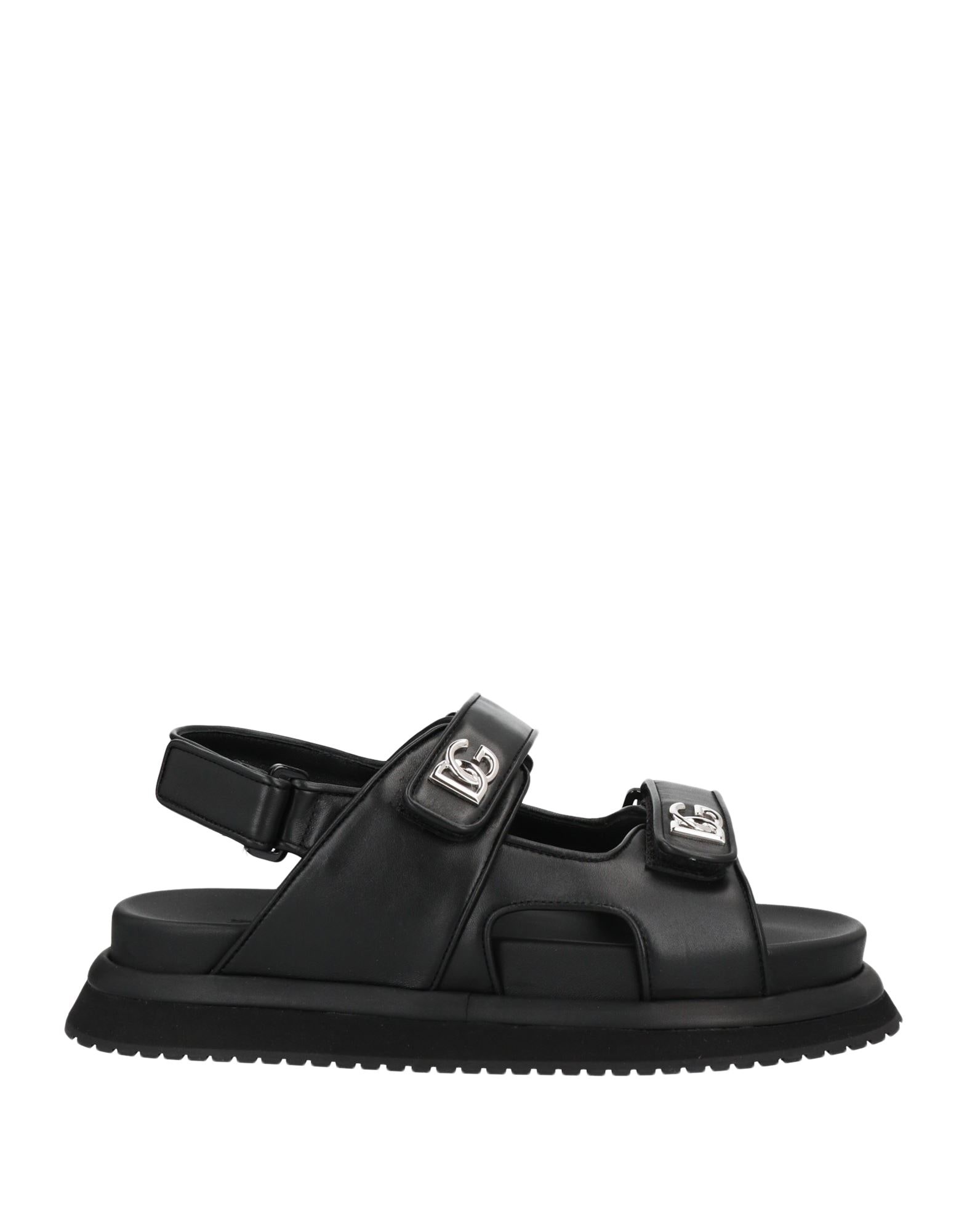 Black Men's Sandals - 1