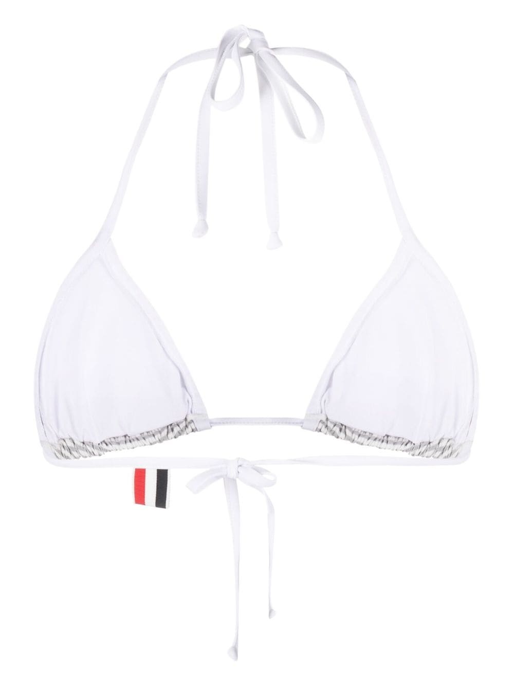 logo-patch bikini top - 2