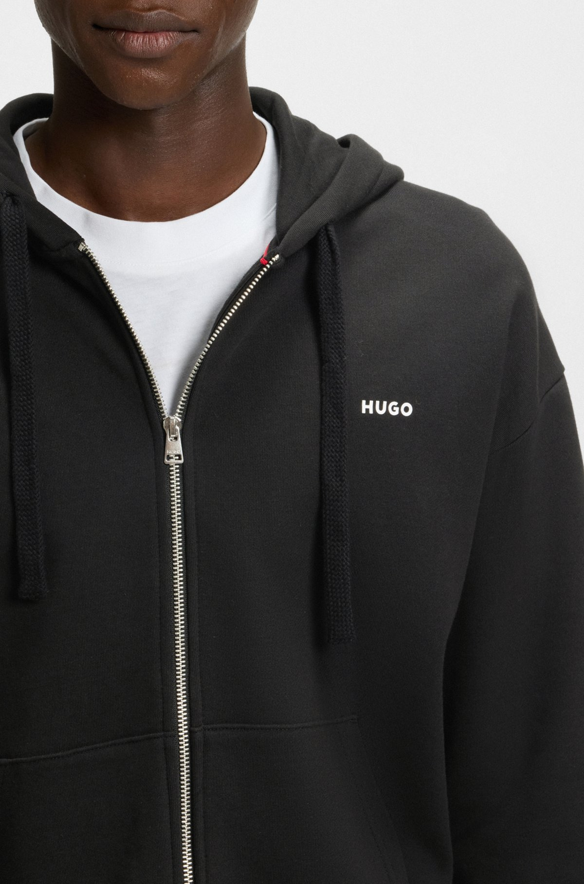 RELAXED-FIT ZIP-UP HOODIE IN COTTON TERRY - 3