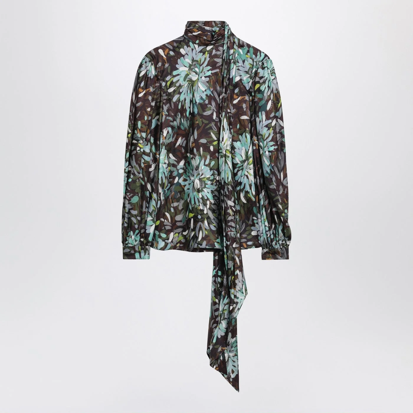 Gucci Printed Silk Twill Blouse Women - 1
