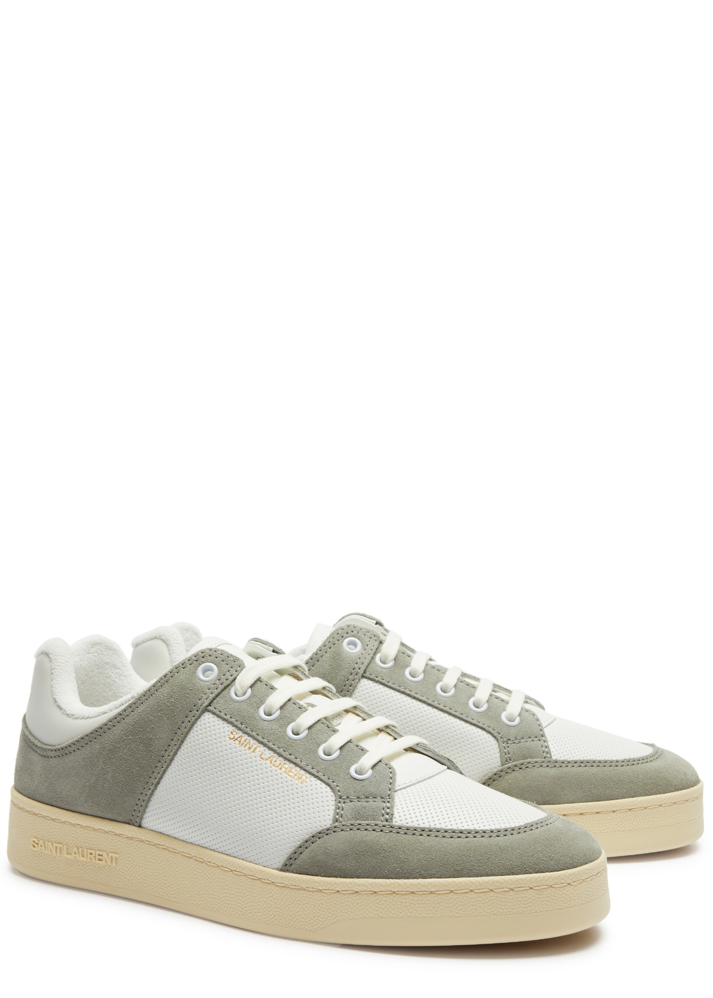 SL/61 panelled leather sneakers - 2