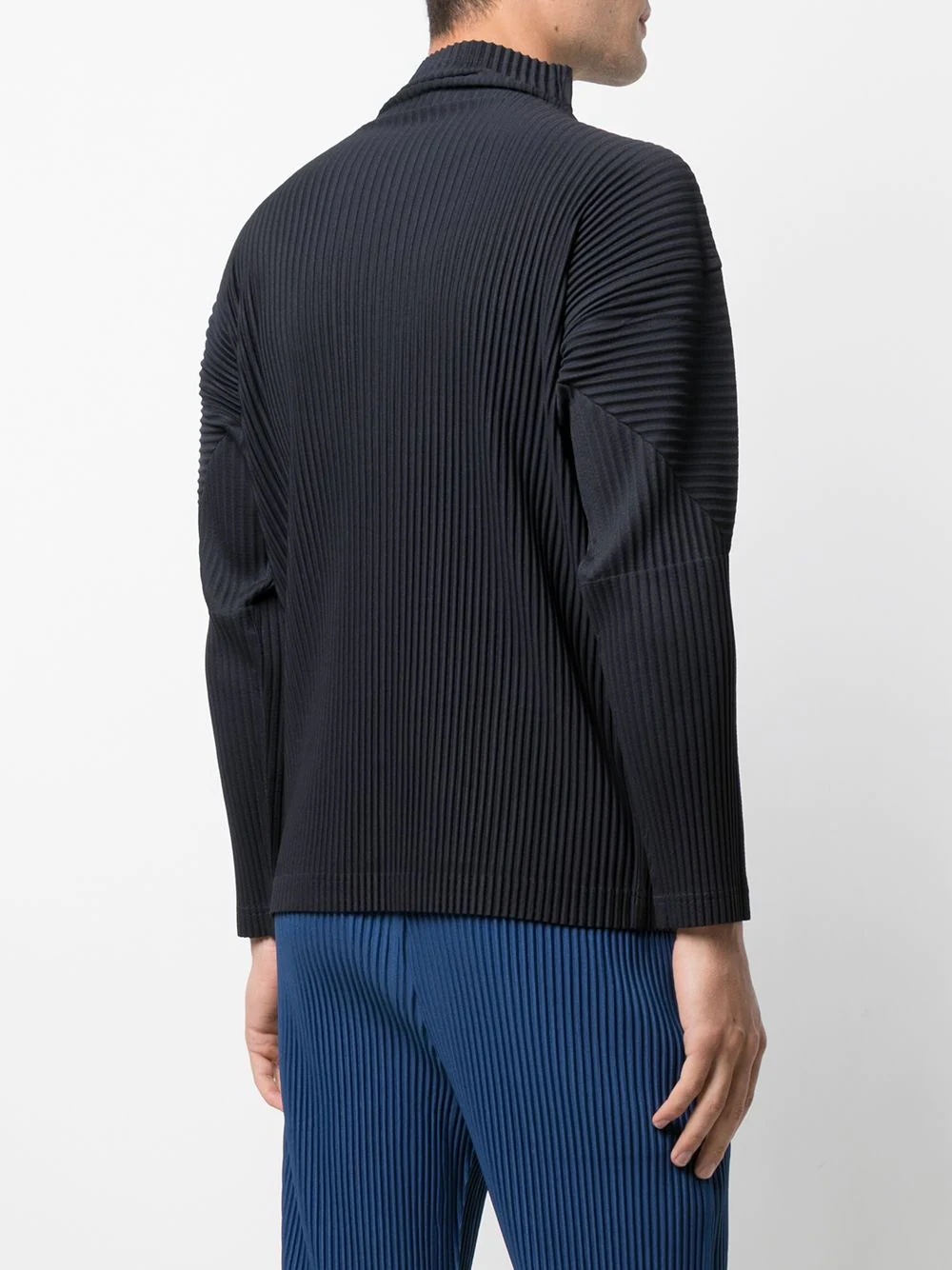 pleated roll neck jumper - 4