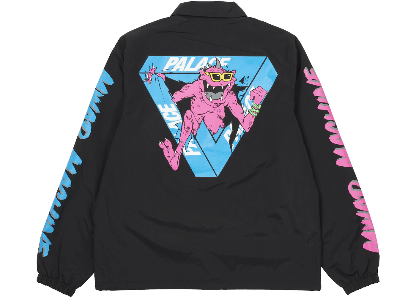 Palace M-Zone Mutant Ripper Coach Jacket Black - 2