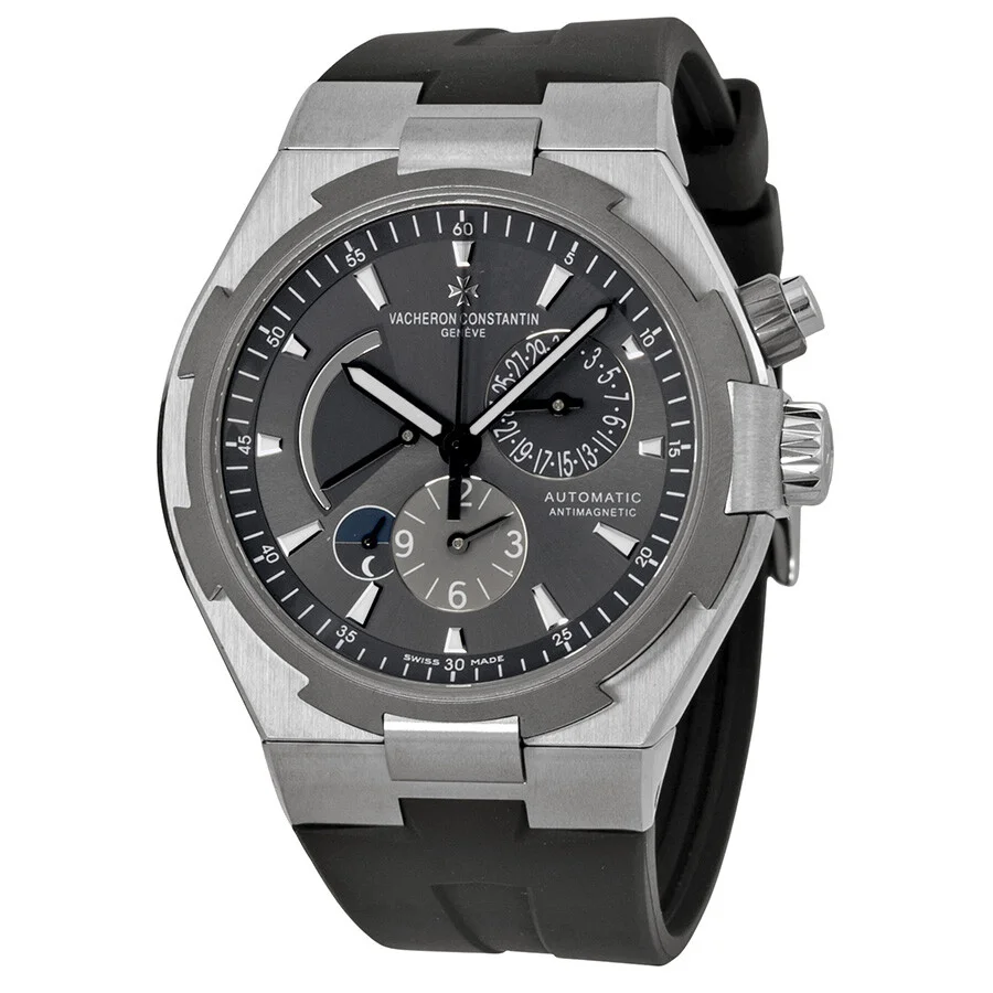 Pre-owned Vacheron Constantin Overseas Anthracite Grey Dial Men's Watch 47450000W-9511 - 1
