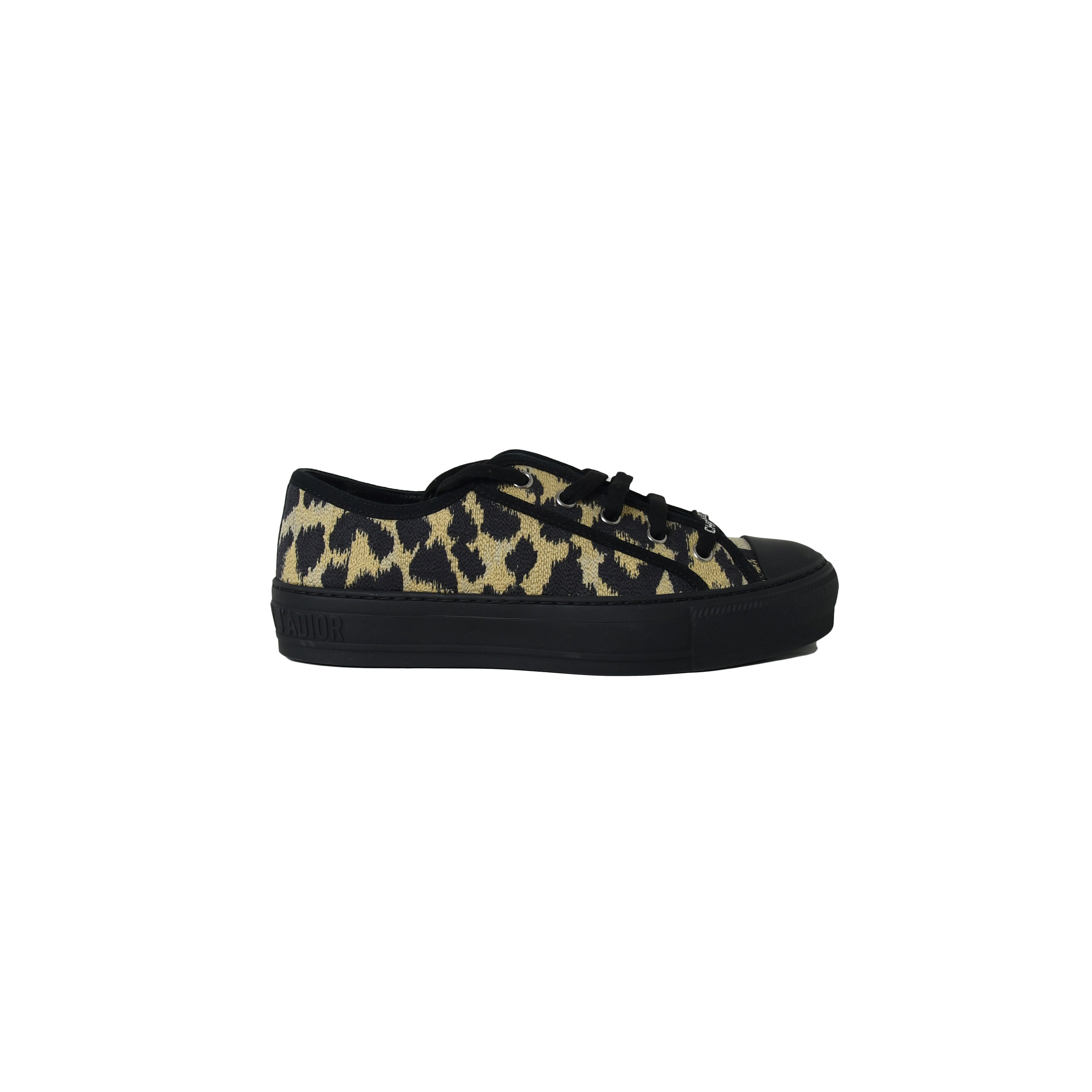 Dior D Leopard Cotto Walk N Dior Sneakers Natural - 2