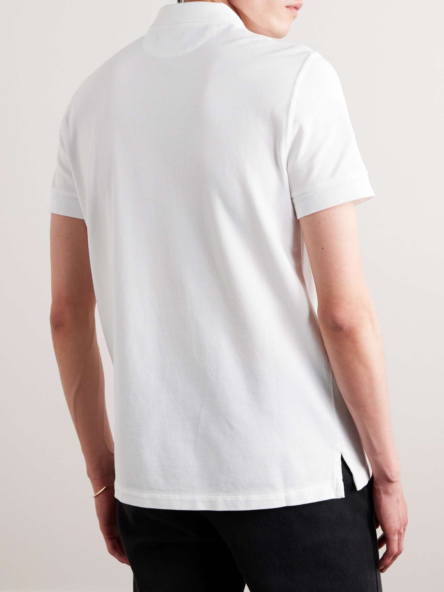 Garment-Dyed Cotton-Piqué Polo Shirt - 4