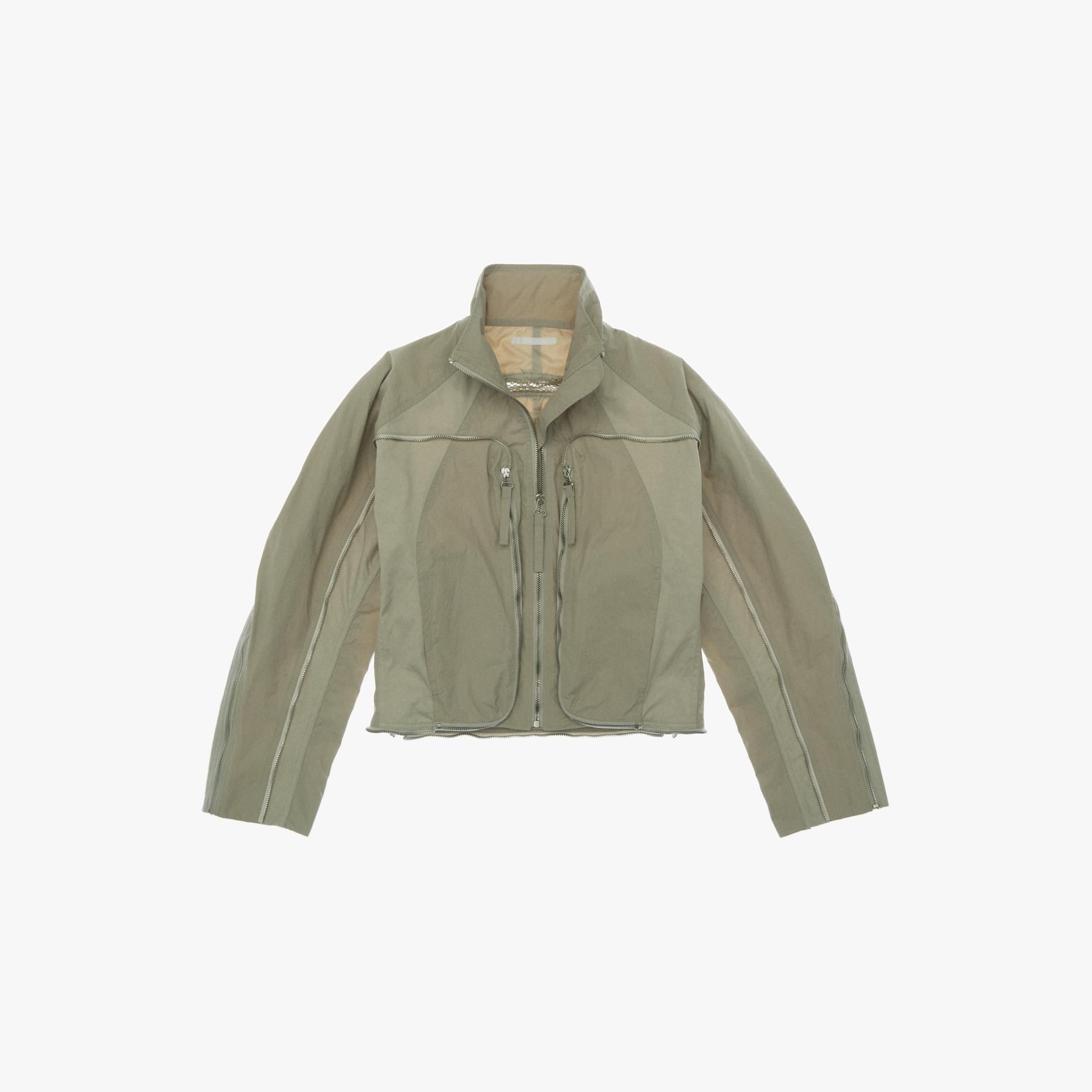 ZIP MESH BOMBER JACKET - 1