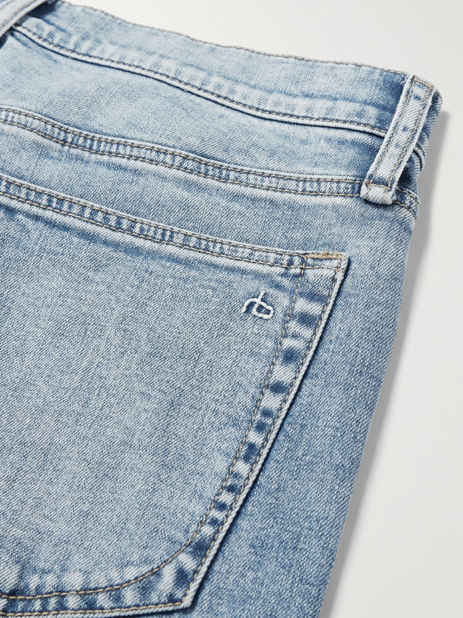 Fit 4 Slim-Fit Straight-Leg Jeans Blue - 5