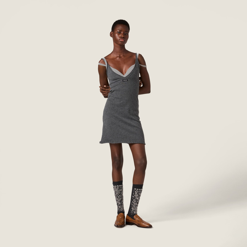 Miu Miu Cashmere tank dress outlook