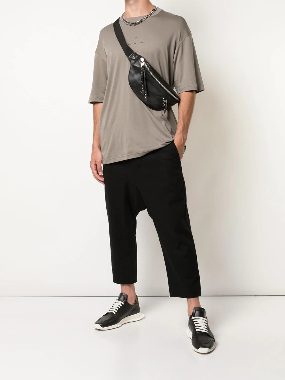 logo-print oversized T-shirt - 2