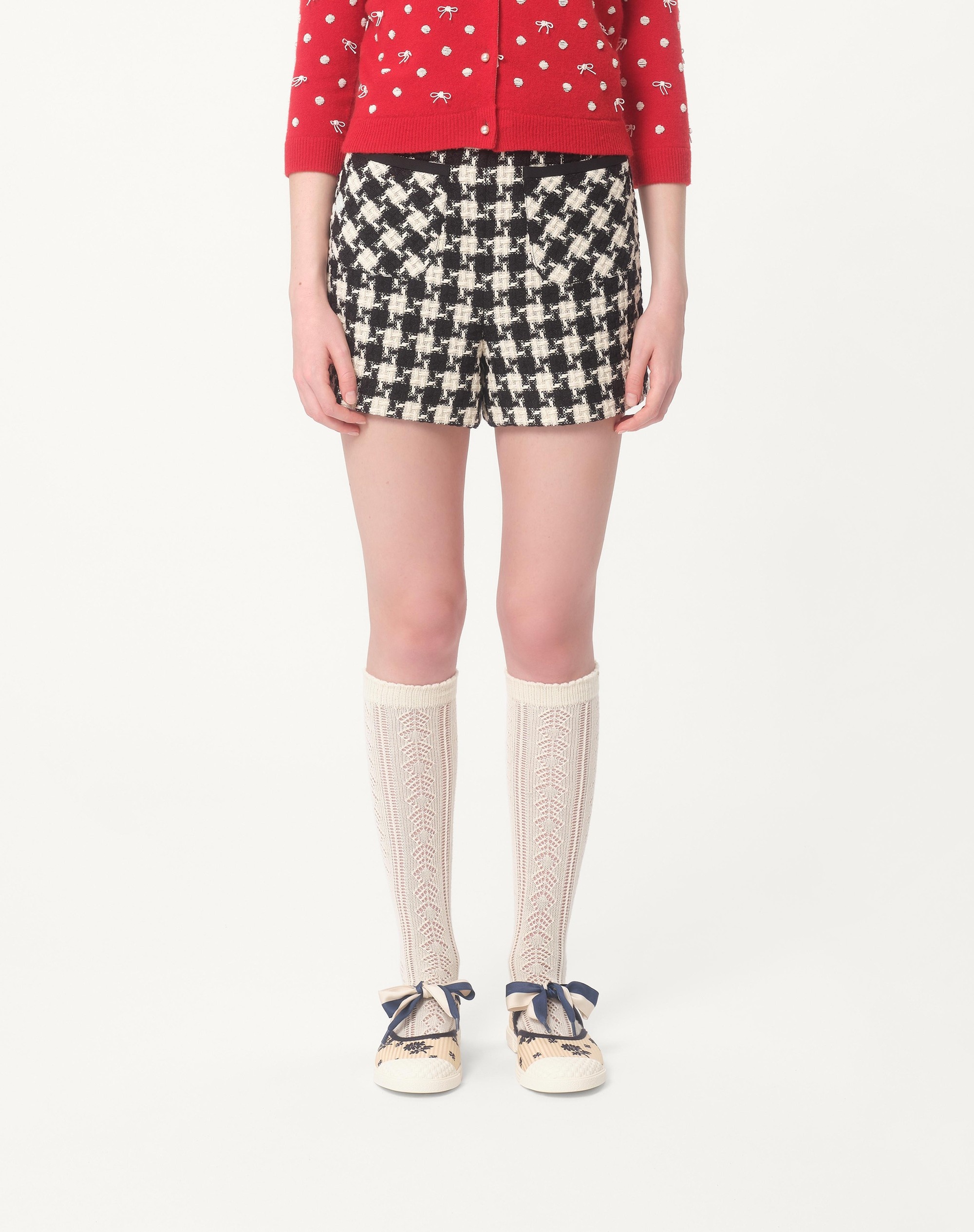 DAMIER LIGHT TWEED SHORTS - 5