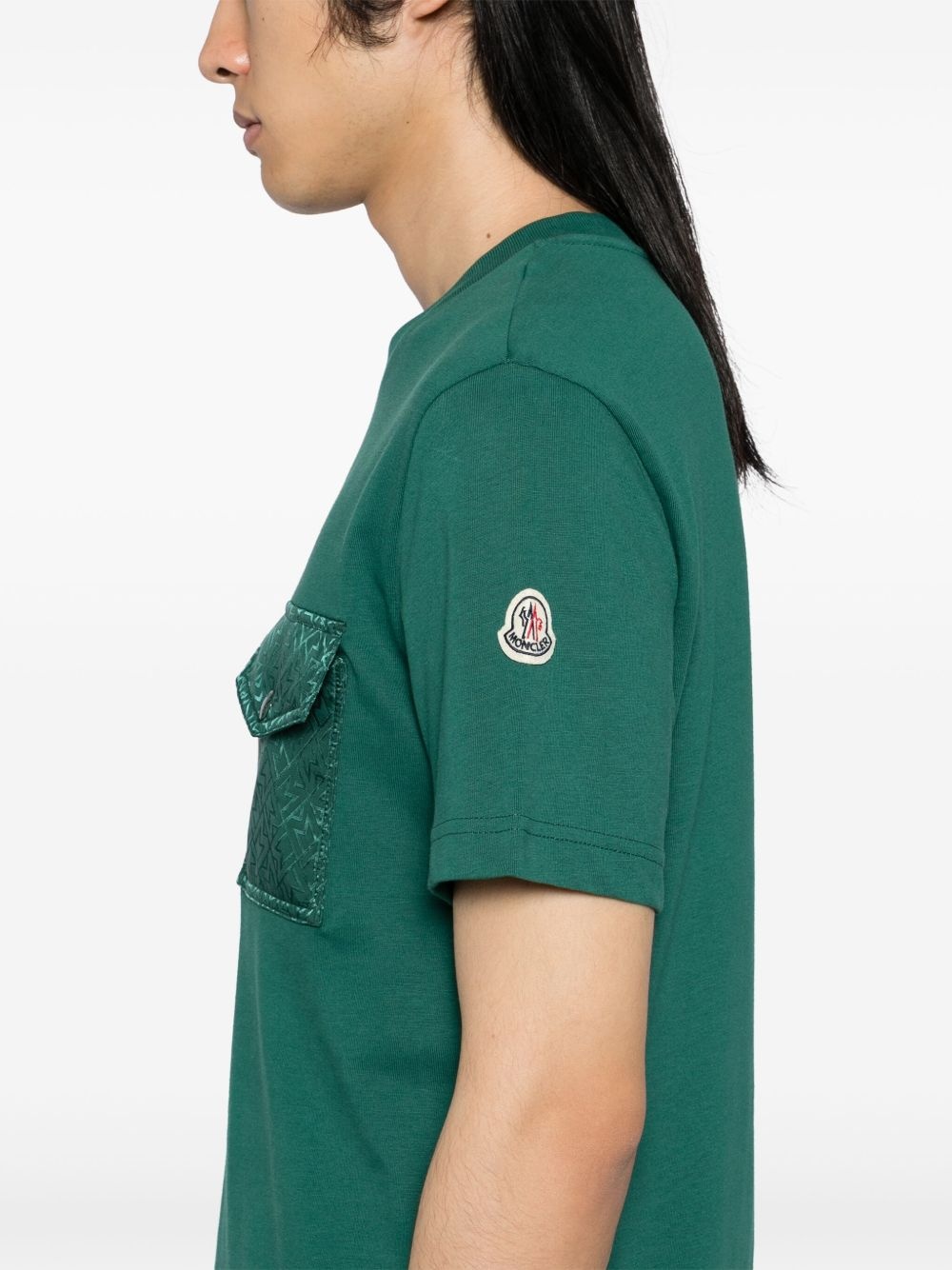 monogram cotton T-shirt - 4