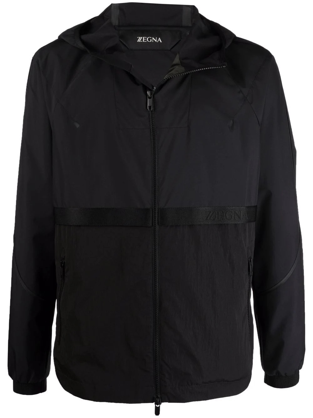 hooded lightweight jacket - 1