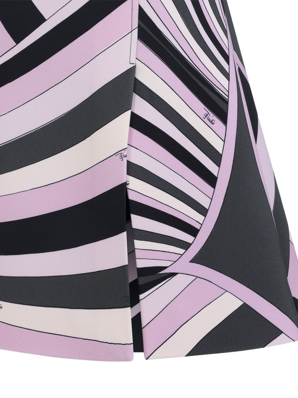 abstract-print sleeveless dress - 3