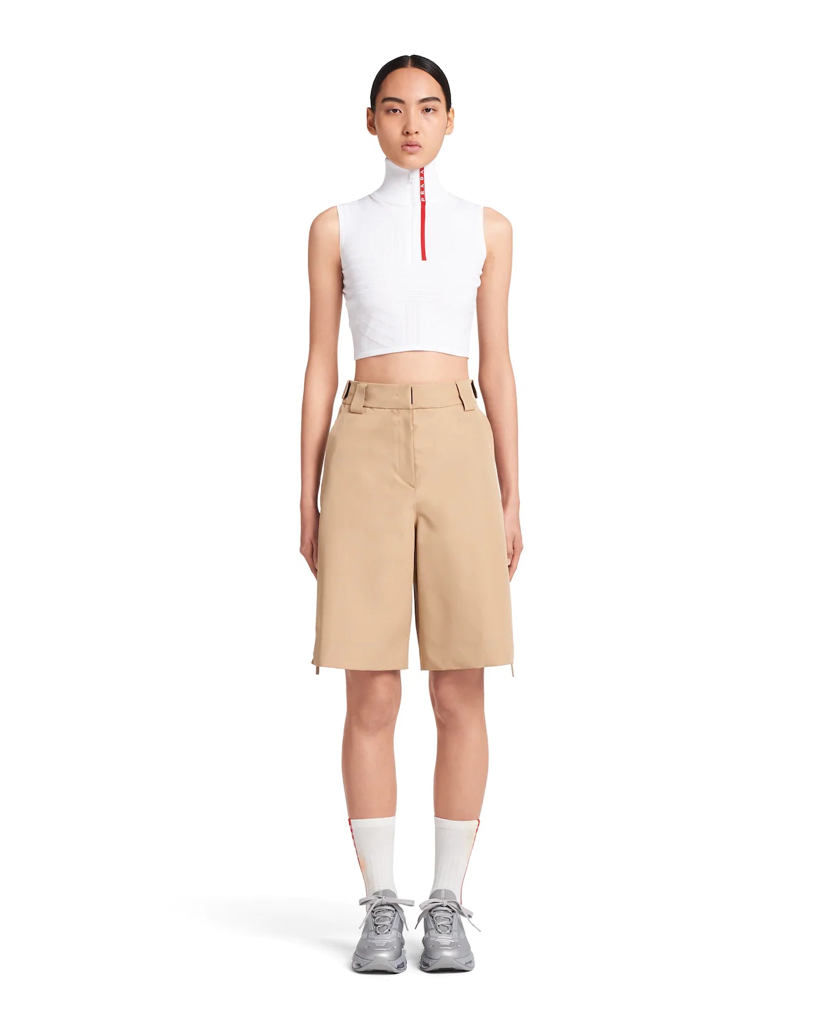 Oversized technical fabric Bermudas - 2